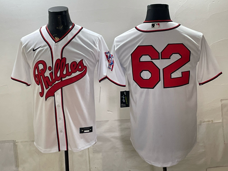 Men 2026 Philadelphia Phillies #62 white Game Nike MLB Jersey 082300->philadelphia phillies->MLB Jersey